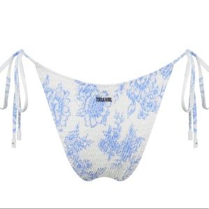Indigo string bikini bottom